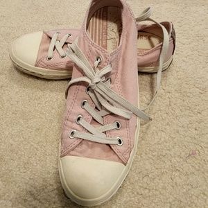 converse pink wedges